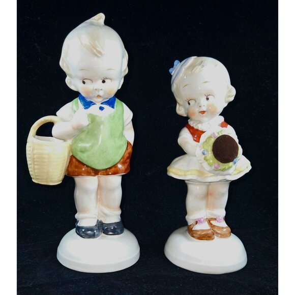 Grace Drayton Vintage Von Schierholz porcelain dolls Campbell's Soup Kids